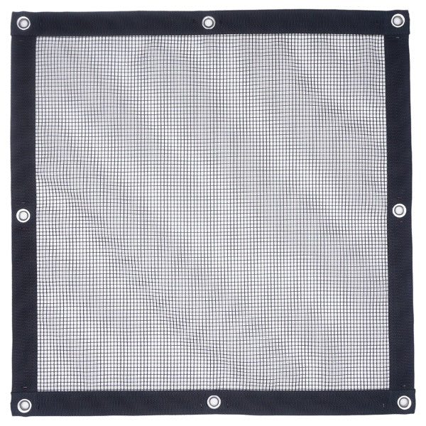 Safety Mesh Panel - Barrytex PVC - Webbing Border & Grommets