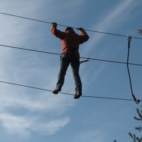 Corde à  marcher