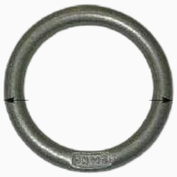 Forged Steel Ring 4 in OD.X 9/16 in