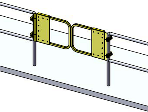 Tandem Setup GuardDog Self-Closing Safety Gates (double)