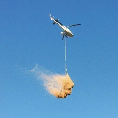 Filet de chargement pour héli-broyeur