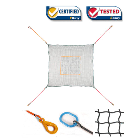 Helicopter Cargo Net - 1 500 lb WLL - Square - Model A1