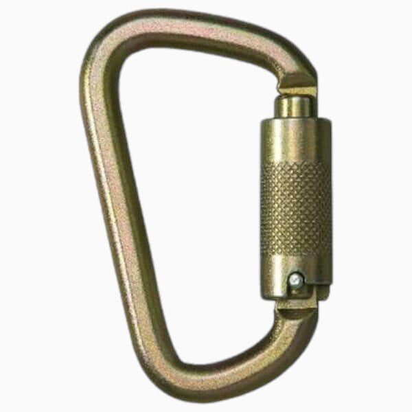 Yoke asymetrical D carabiner CSA