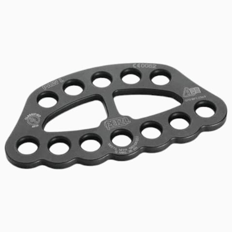 G063CA01 - PETZL PAW RIGGING PLATE LARGE BLACK