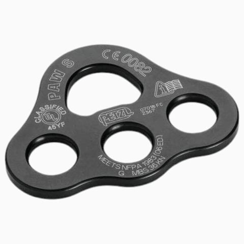 G063AA01 - PETZL PAW RIGGING PLATE SMALL BLACK