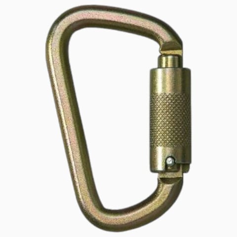 N252G-2 - OFFSET D TWISTLOCK CARABINER WITH PIN (CSA/ANSI)