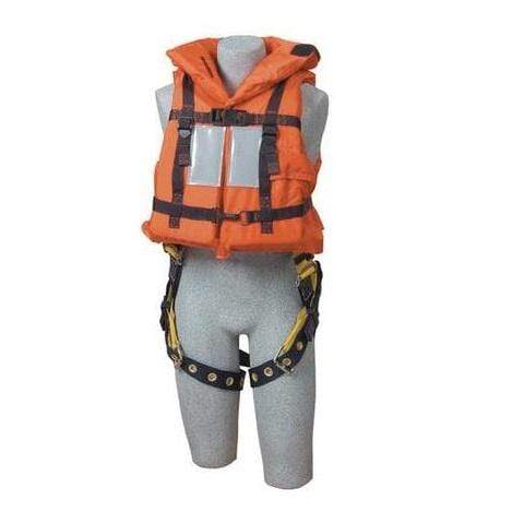 Gilet de sauvetage de haute mer DBI-SALA® 3MMC avec ouverture à anneau en D  pour harnais, orange