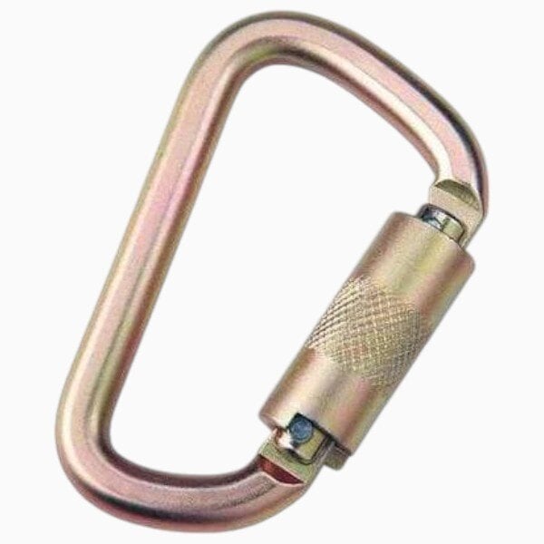 3M™ DBI-SALA® Saflok™ Carabiner, yellow zinc, 11/16 in (17.5 mm)