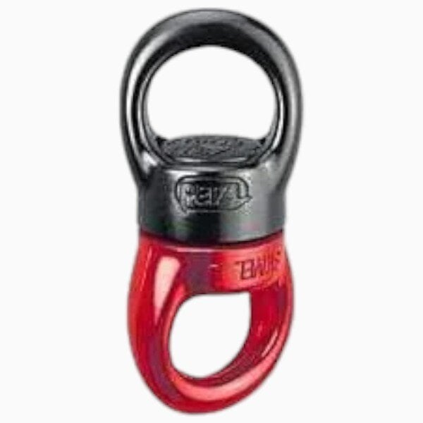 Grand émerillon Petzl noir et rouge